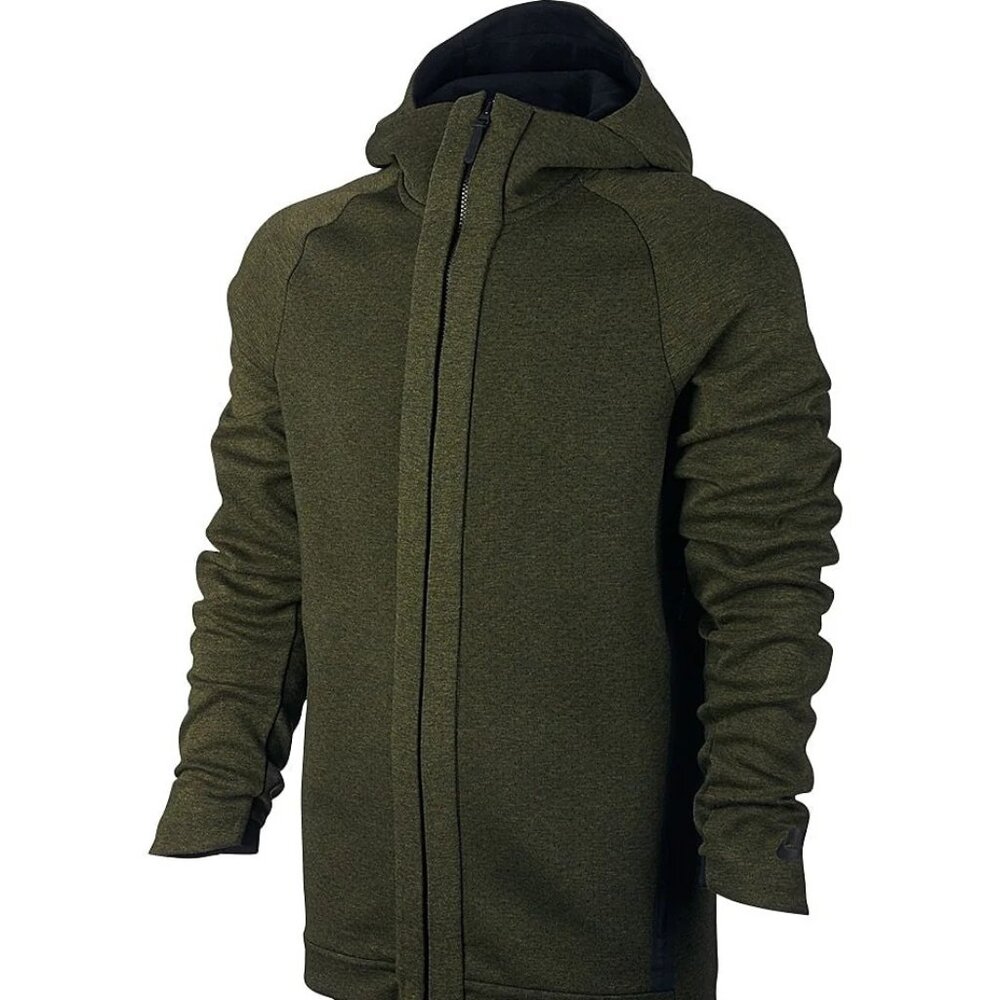 Nike Tech Fleece Scuba Hoodie Green Medium 832112-331